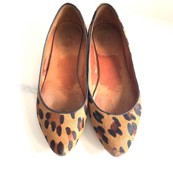 MADEWELL Leopard Calf Hair Flats 6.5 - Picture 4 of 8